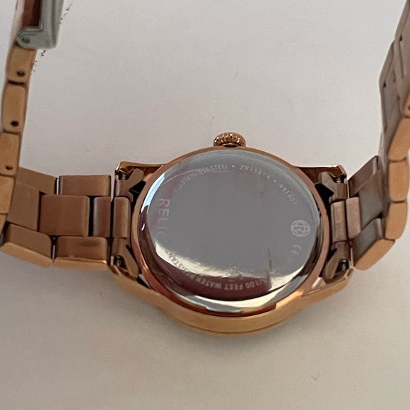 Relic Rose Gold Watch Rhinestone Face - Picture 5 of 11